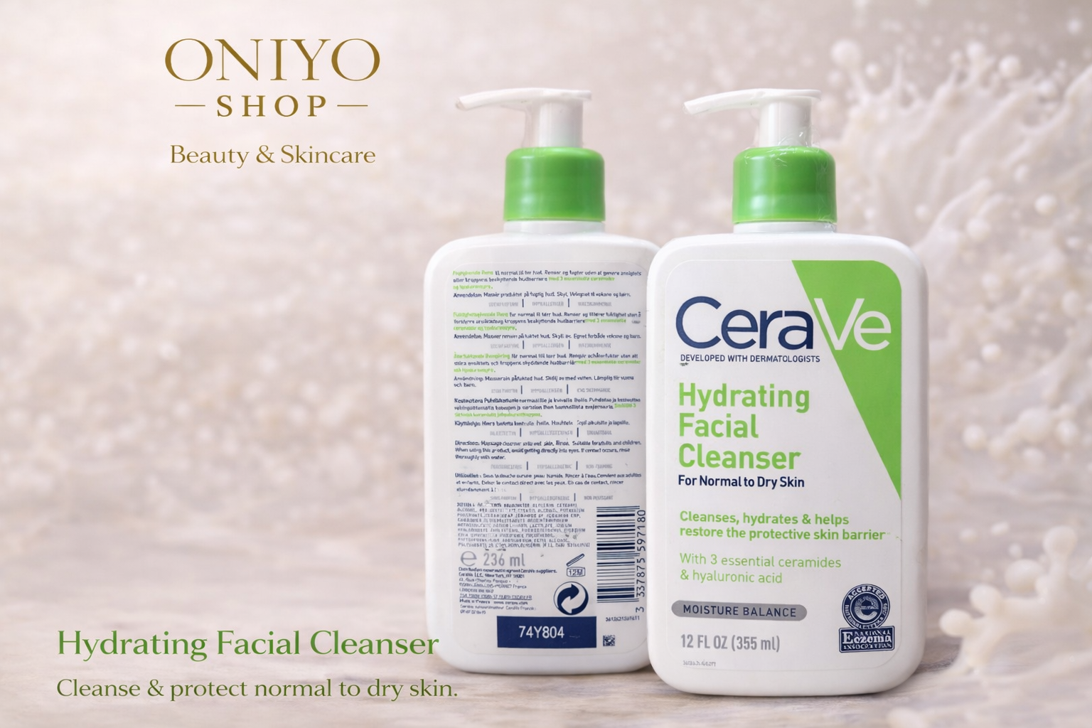 CeraVe Hydrating Facial Cleanser